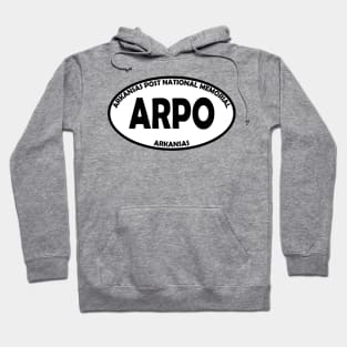 Arkansas Post National Memorial oval Hoodie